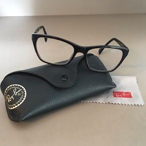 Ray-Ban Frames Tortoise Eyeglasses with Case
